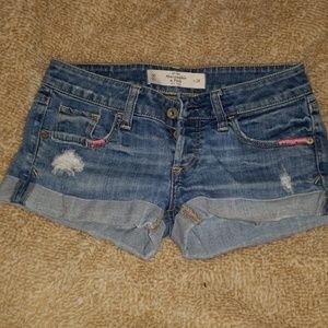 Abercrombie and Fitch jeans shorts.